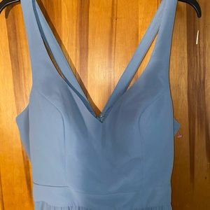 Blue bridesmaid dress
